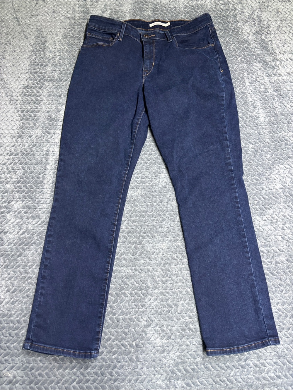 Levi's Women's Navy Mid Rise Skinny Jeans